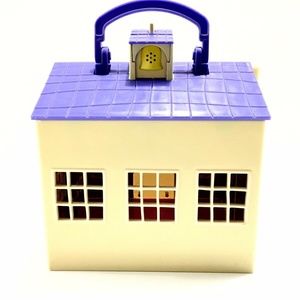 Toy Peppa Pig Schoolhouse With Bell On Top